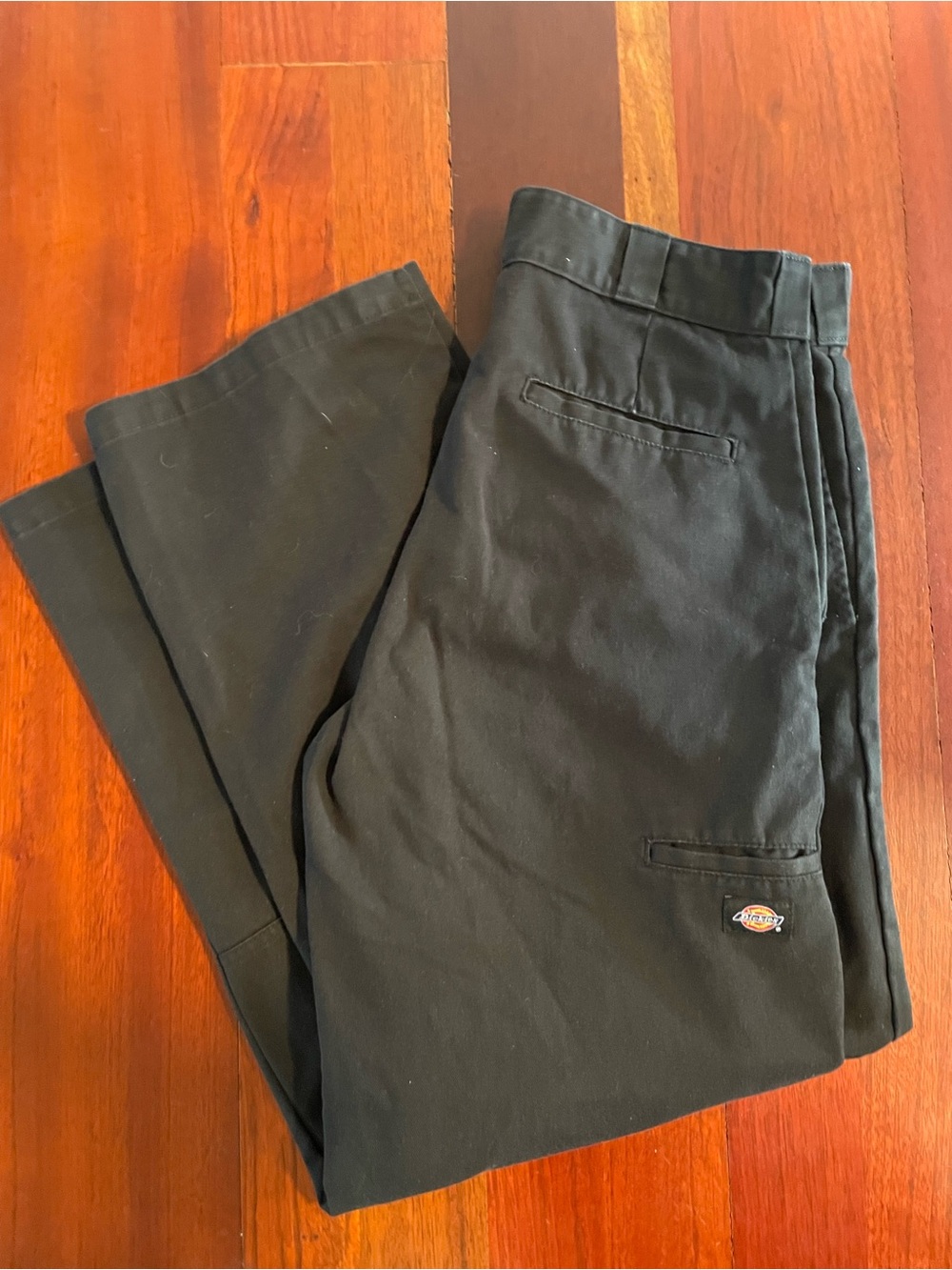 Dickies Men's Black Straight-Leg Chinos